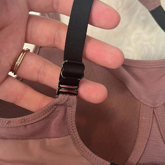 NIKE DRI-FIT Women's Alpha High Support Sports Bra Sz XS Molded Stretch Purple - Picture 8 of 11